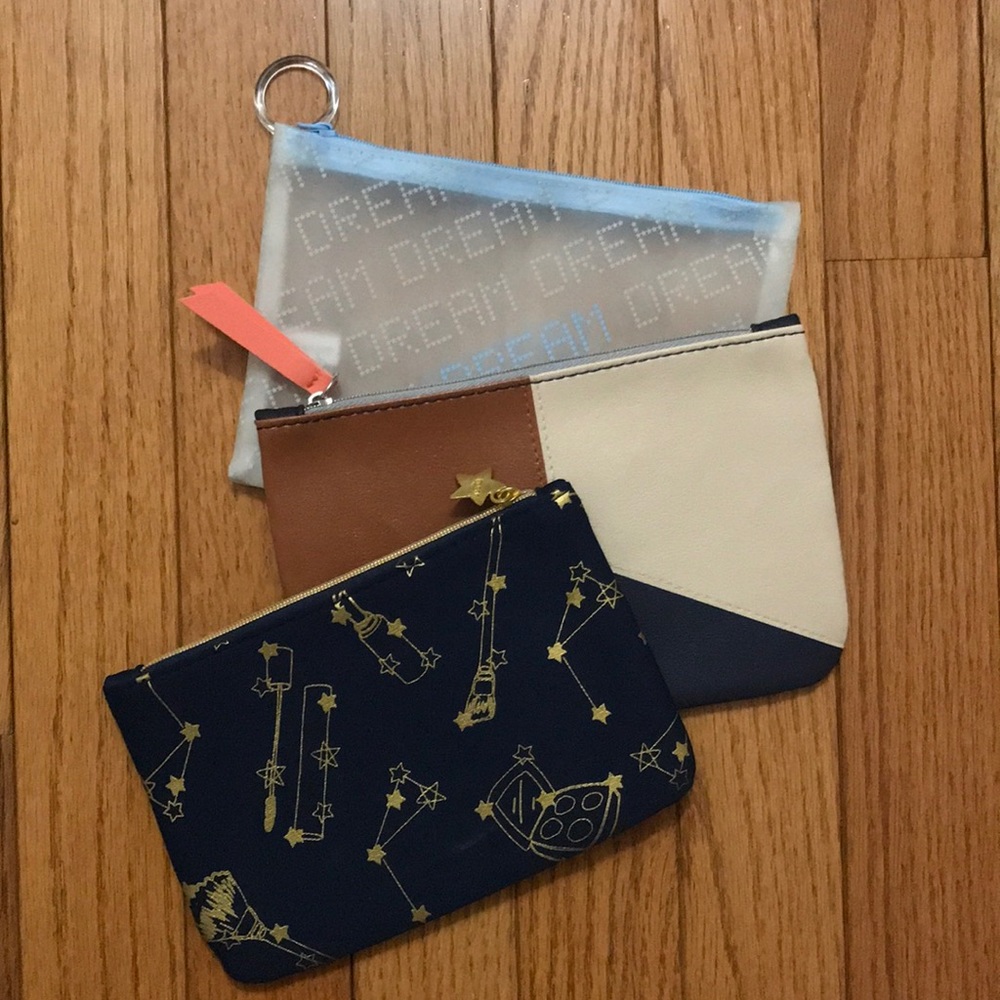 Makeup Travel Bags Set of 3 Ipsy NWOT
